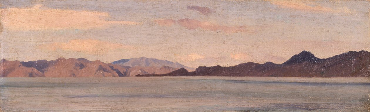 Küste Kleinasiens von Rhodos aus gesehen, 1867 von Frederic Leighton