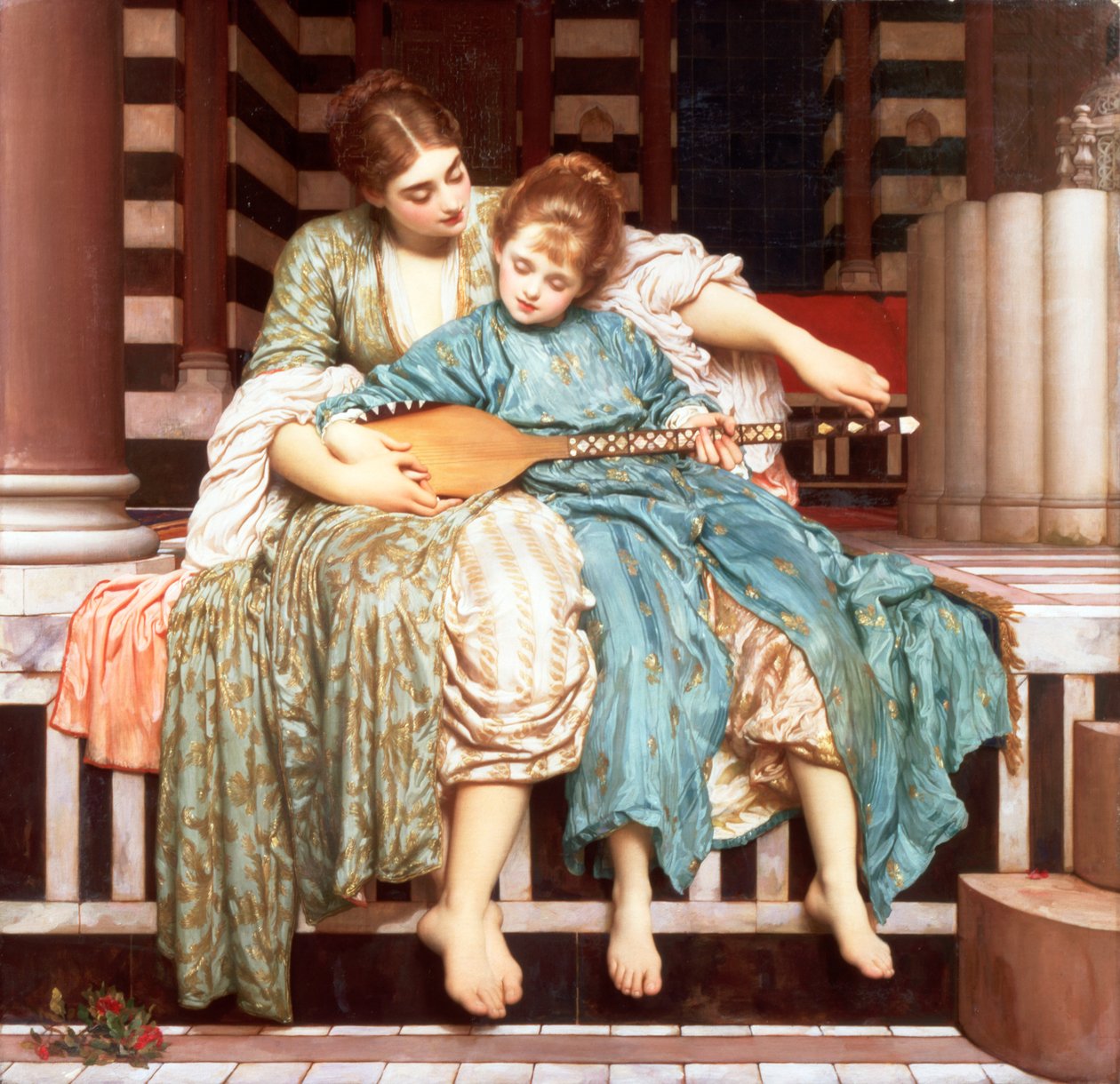 Die Musikstunde von Frederic Leighton