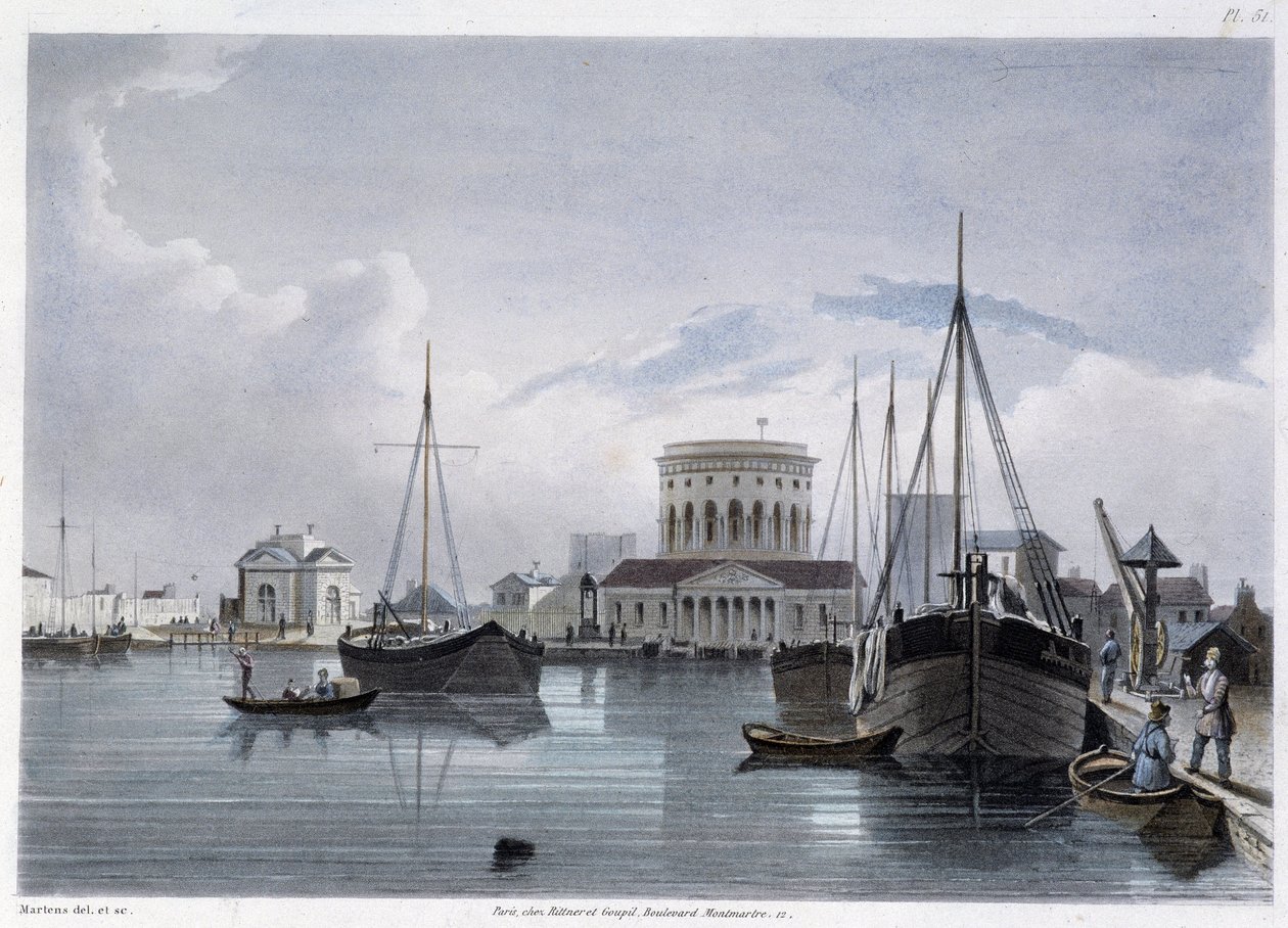 Der Kanal de la Villette (Canal de l