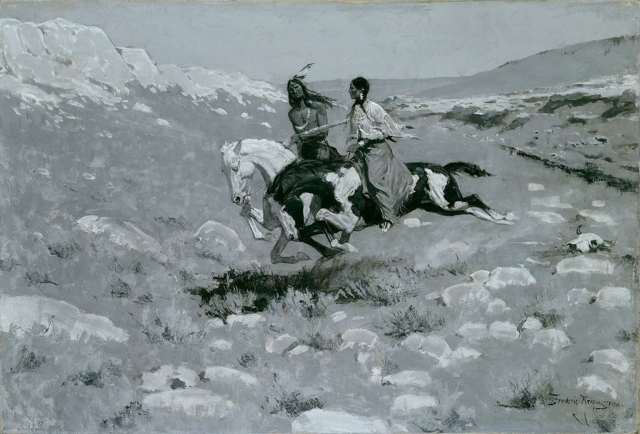 Zeremonie des schnellsten Pferdes, ca. 1900 von Frederic Remington