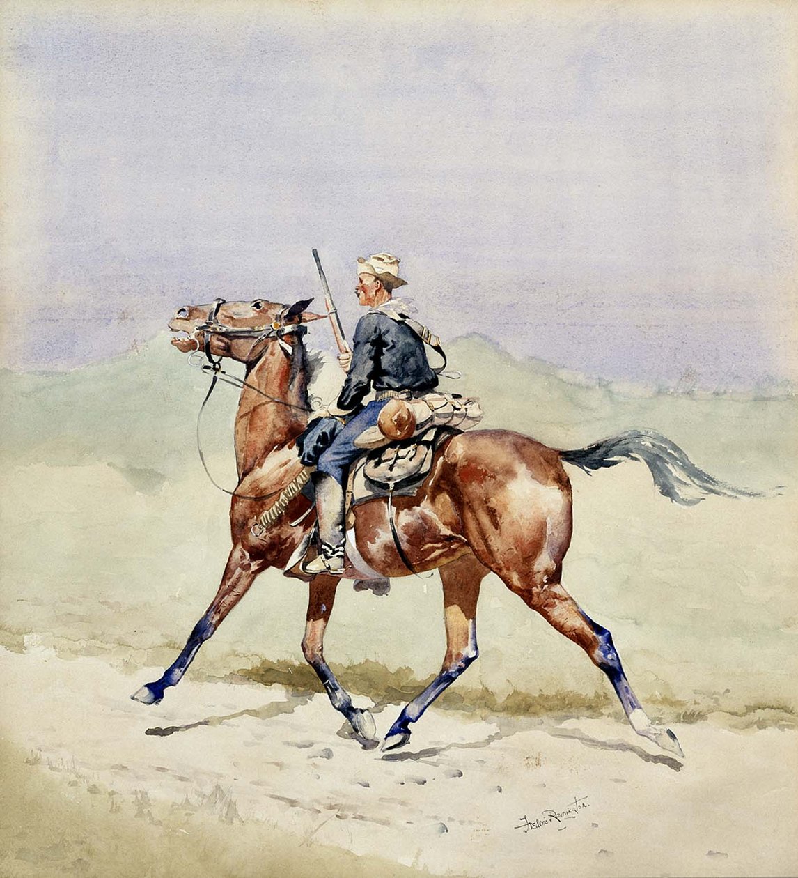 Die Vorhut von Frederic Remington