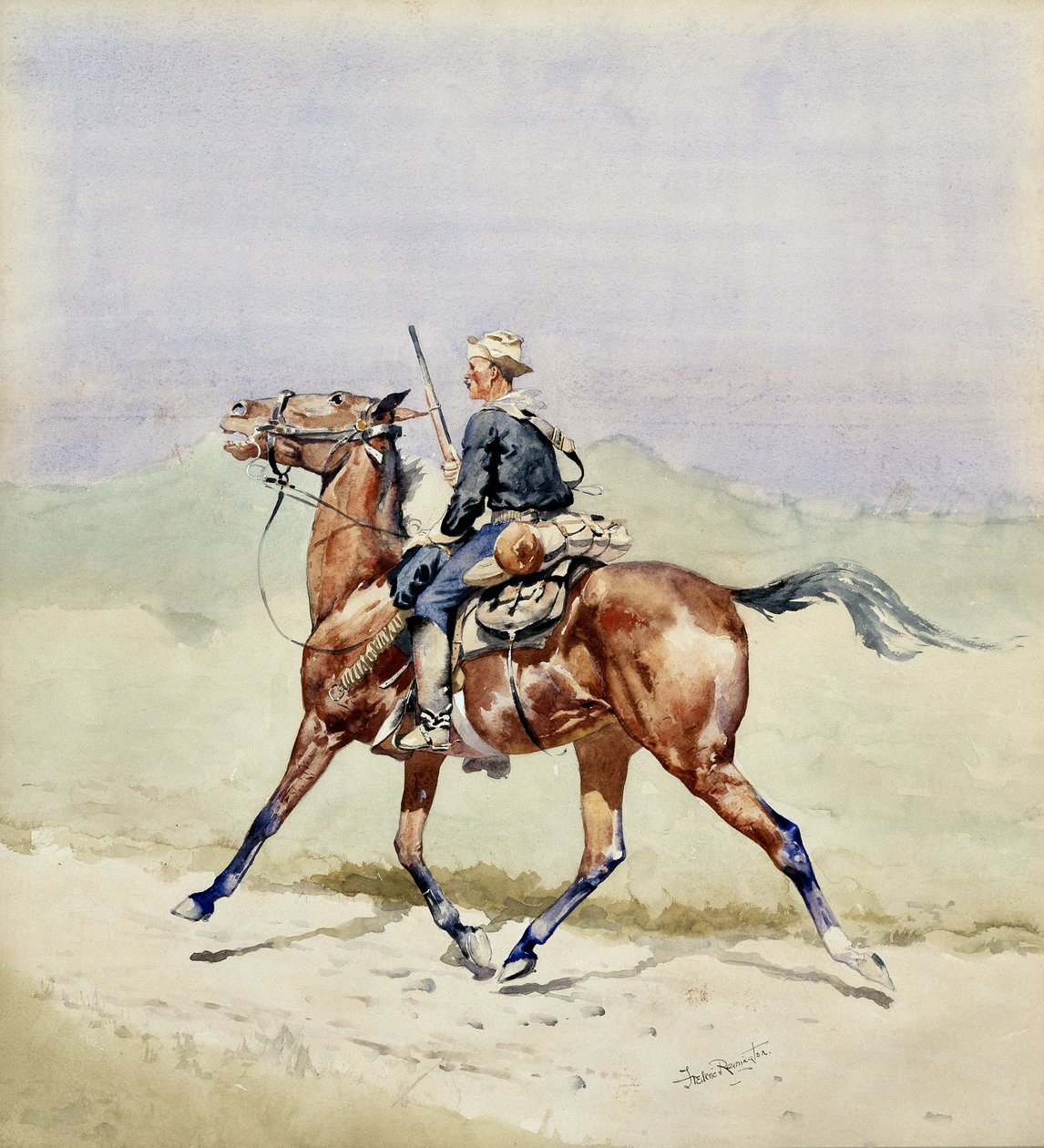 Die Vorhut von Frederic Remington