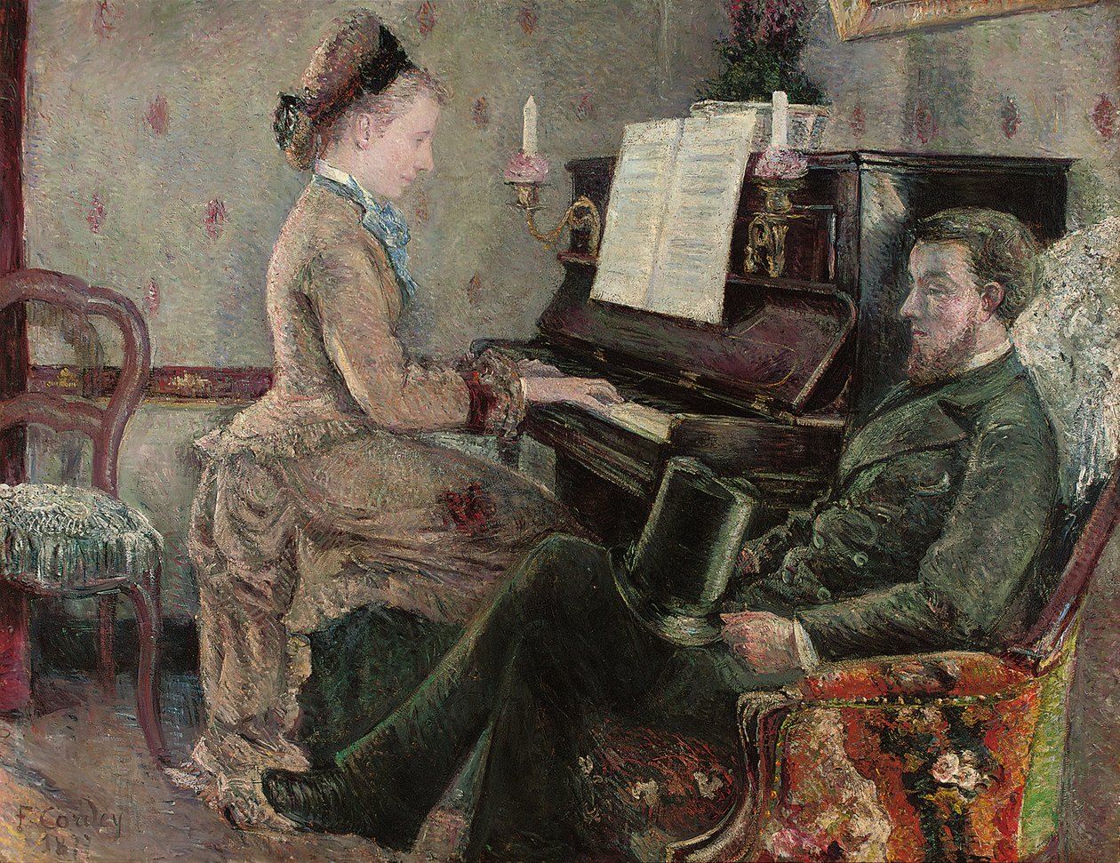 Ein gefangenes Publikum, 1877 von Frederic Samuel Cordey