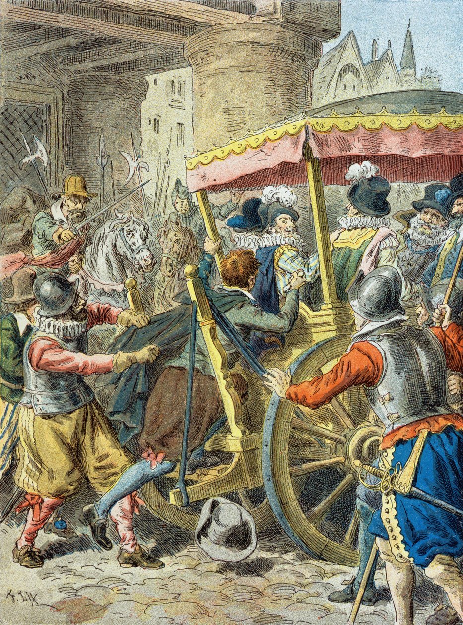 Ermordung von Heinrich IV. (1553-1610) von Frederic Theodore (after) Lix