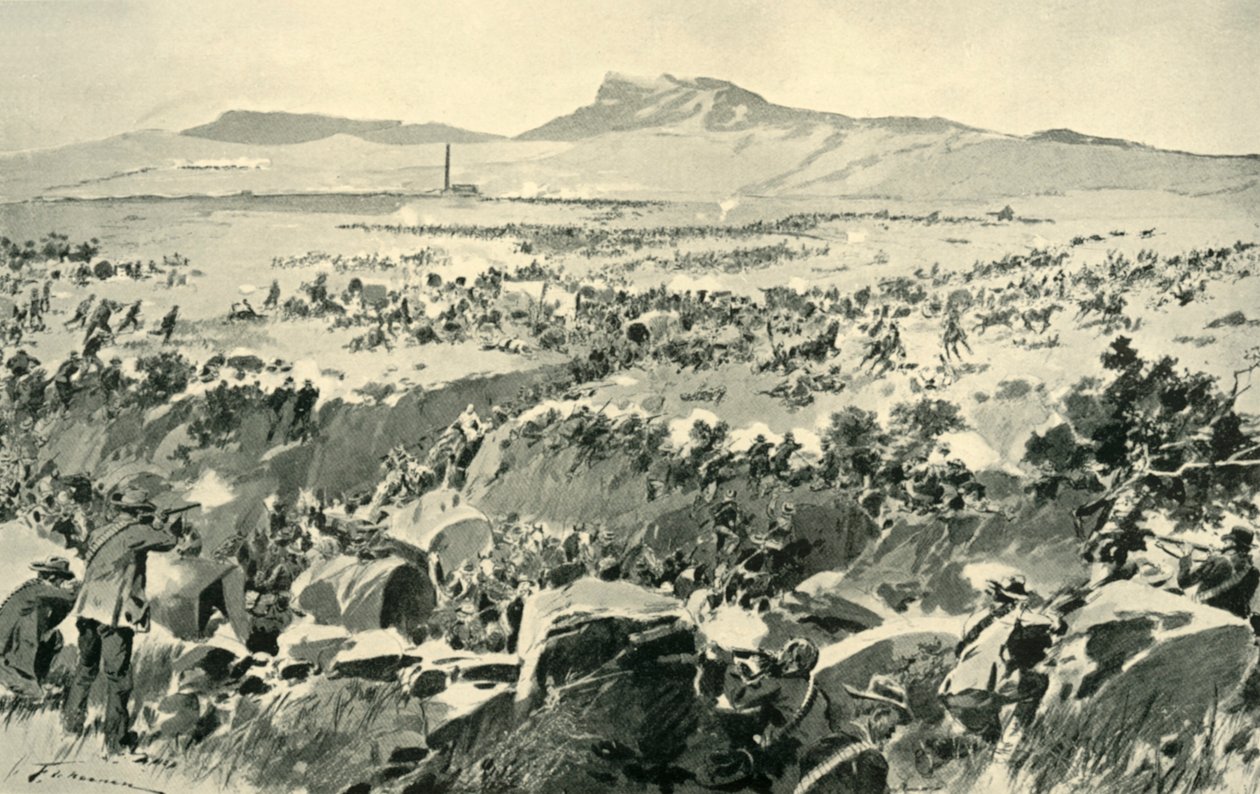 Der Hinterhalt bei Koornspruit: Ein kritischer Moment, 1900, 1901 von Frederic de Haenen