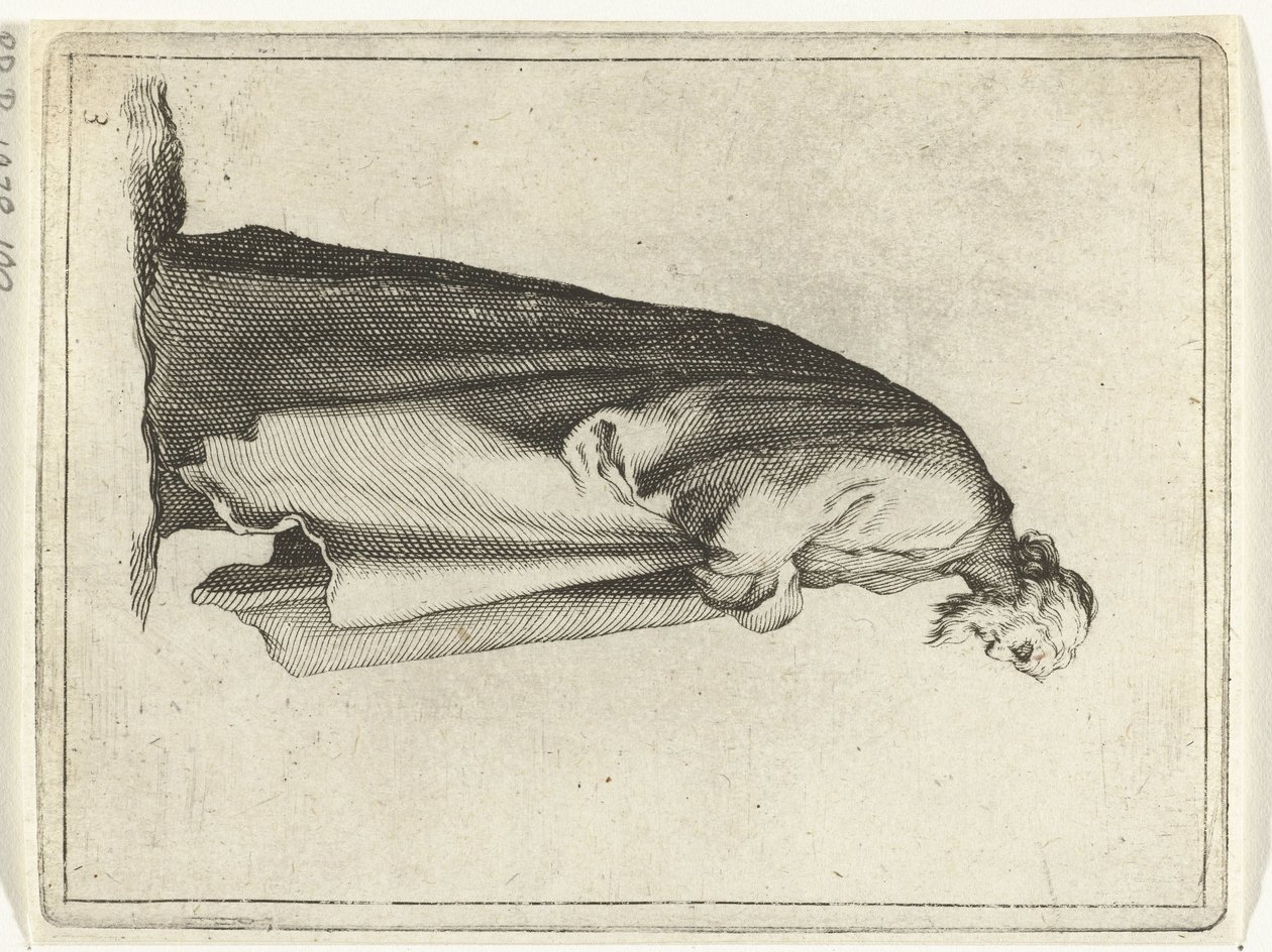Alter Mann mit langem Mantel (15 kleine Figuren) von Frederick Bloemaert