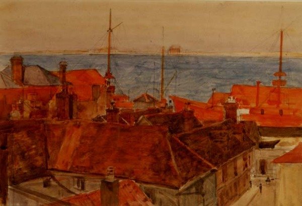 Hafen von Harwich von Frederick Brown