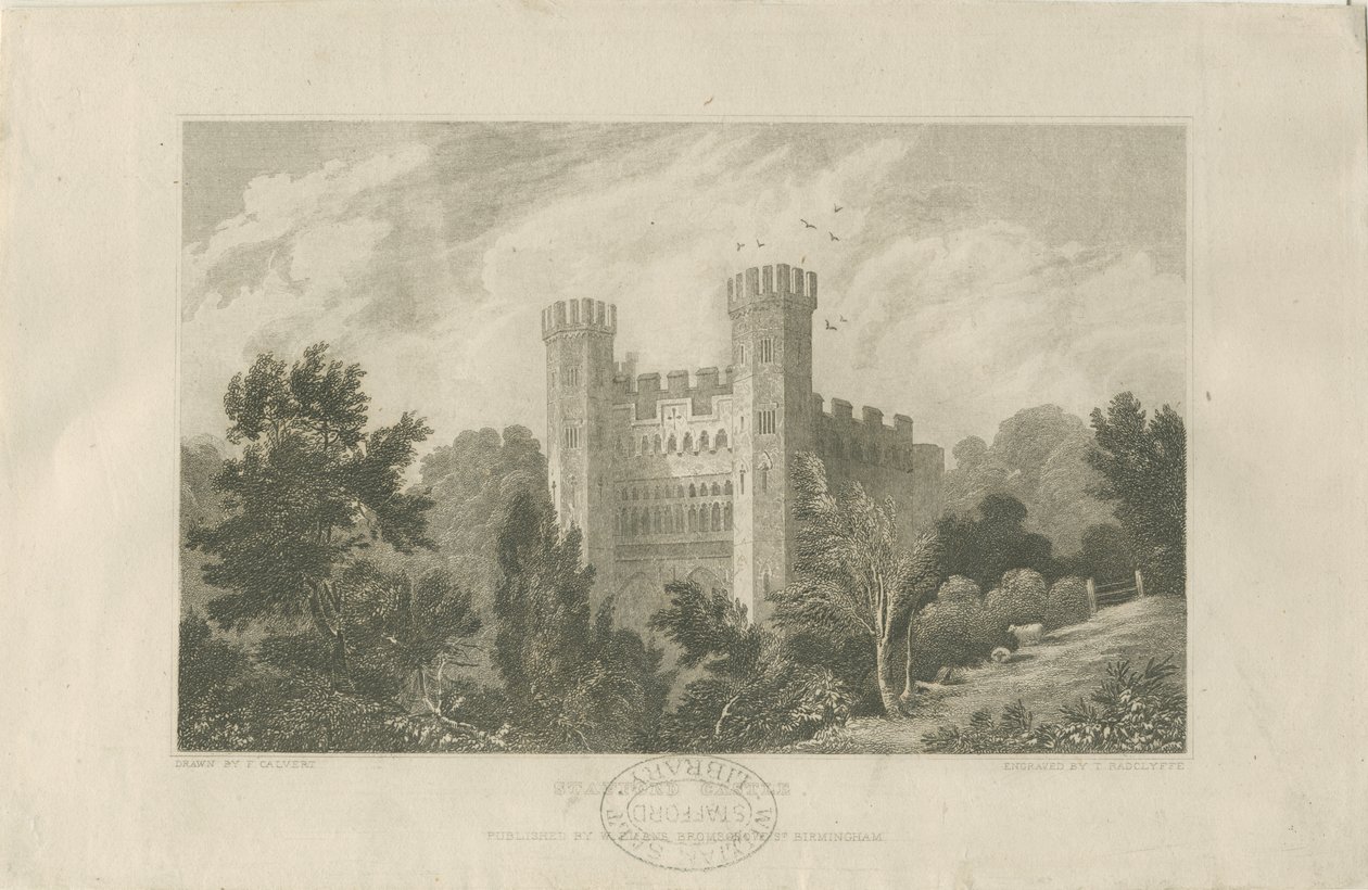 Schlosskirche - Stafford Castle von Frederick Calvert