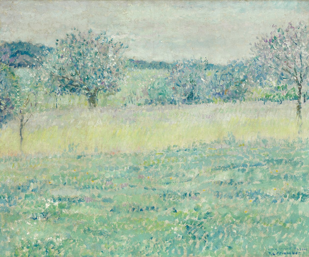 Landschaft von Giverny von Frederick Carl Frieseke
