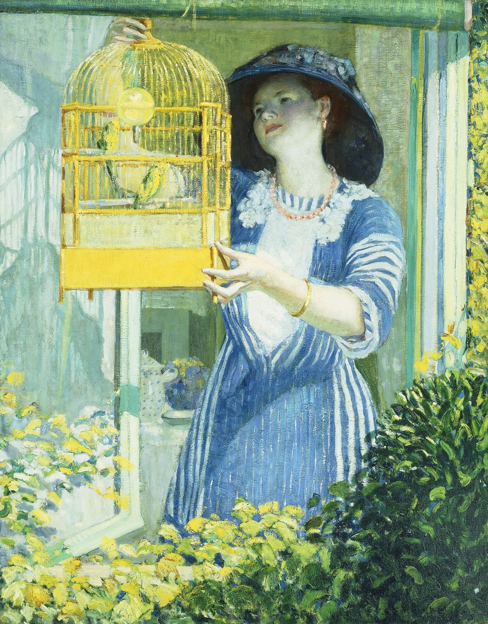 Das offene Fenster von Frederick Carl Frieseke