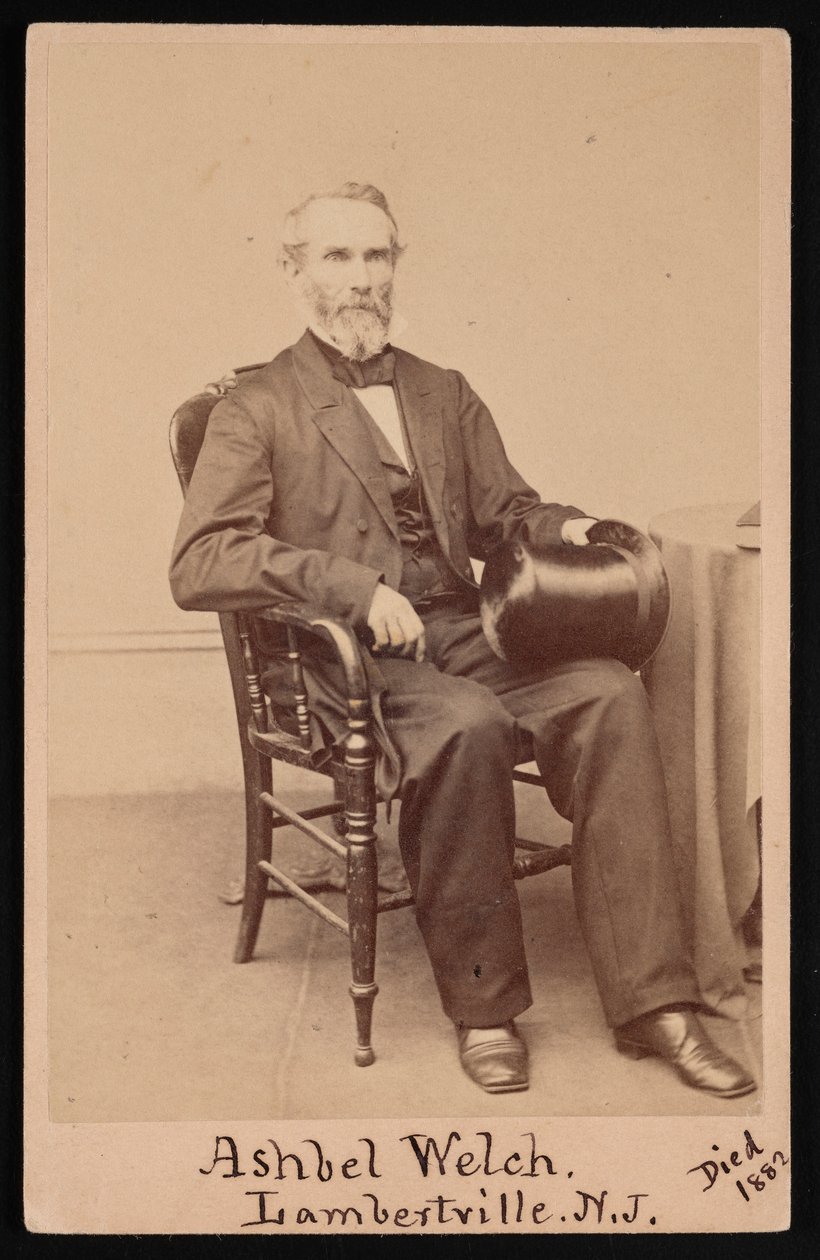 Porträt von Ashbel Welch 1809-1882, vor 1882 von Frederick Gutekunst