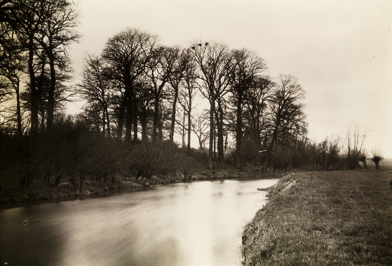 Kelmscott Manot: Die Themse in der Nähe des Herrenhauses von Frederick Henry Evans
