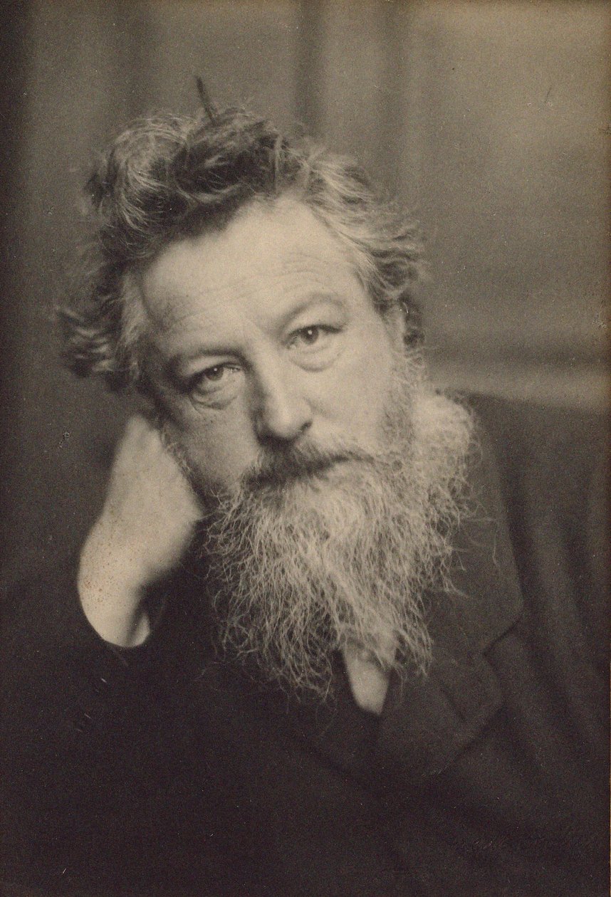 Porträt von William Morris 1834-1896 von Frederick Hollyer