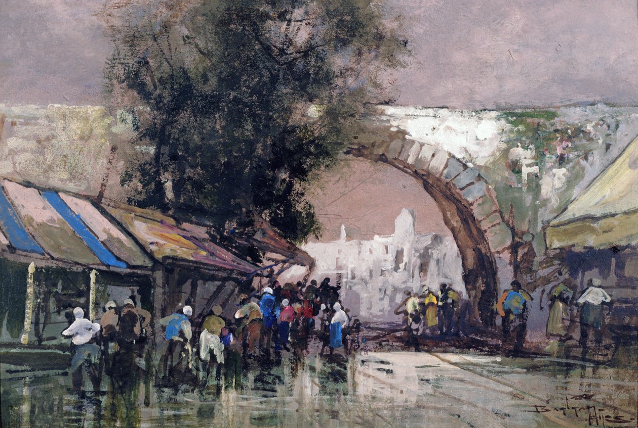 In den geschäftigen Haunts der Menschen, 1915 von Frederick Johnn Hiles