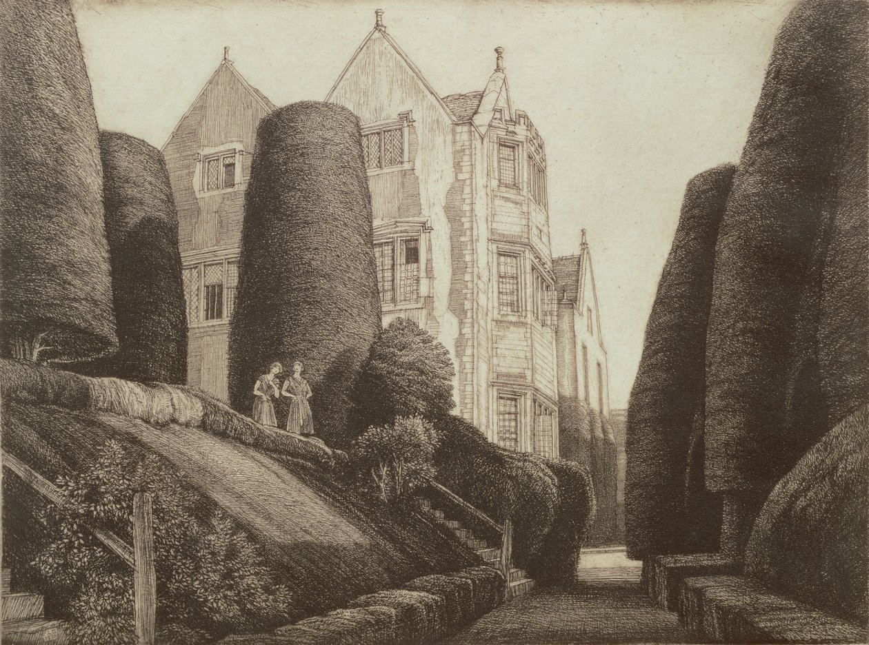 Owlpen Manor, 1931 von Frederick Landseer Maur Griggs