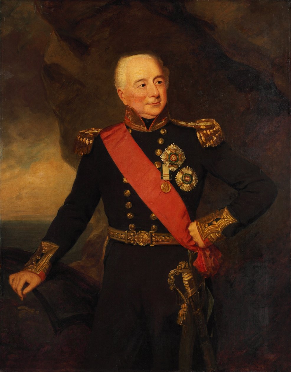 Admiral Sir William Hargood (1762-1839), frühes 19. Jahrhundert von Frederick Richard Say