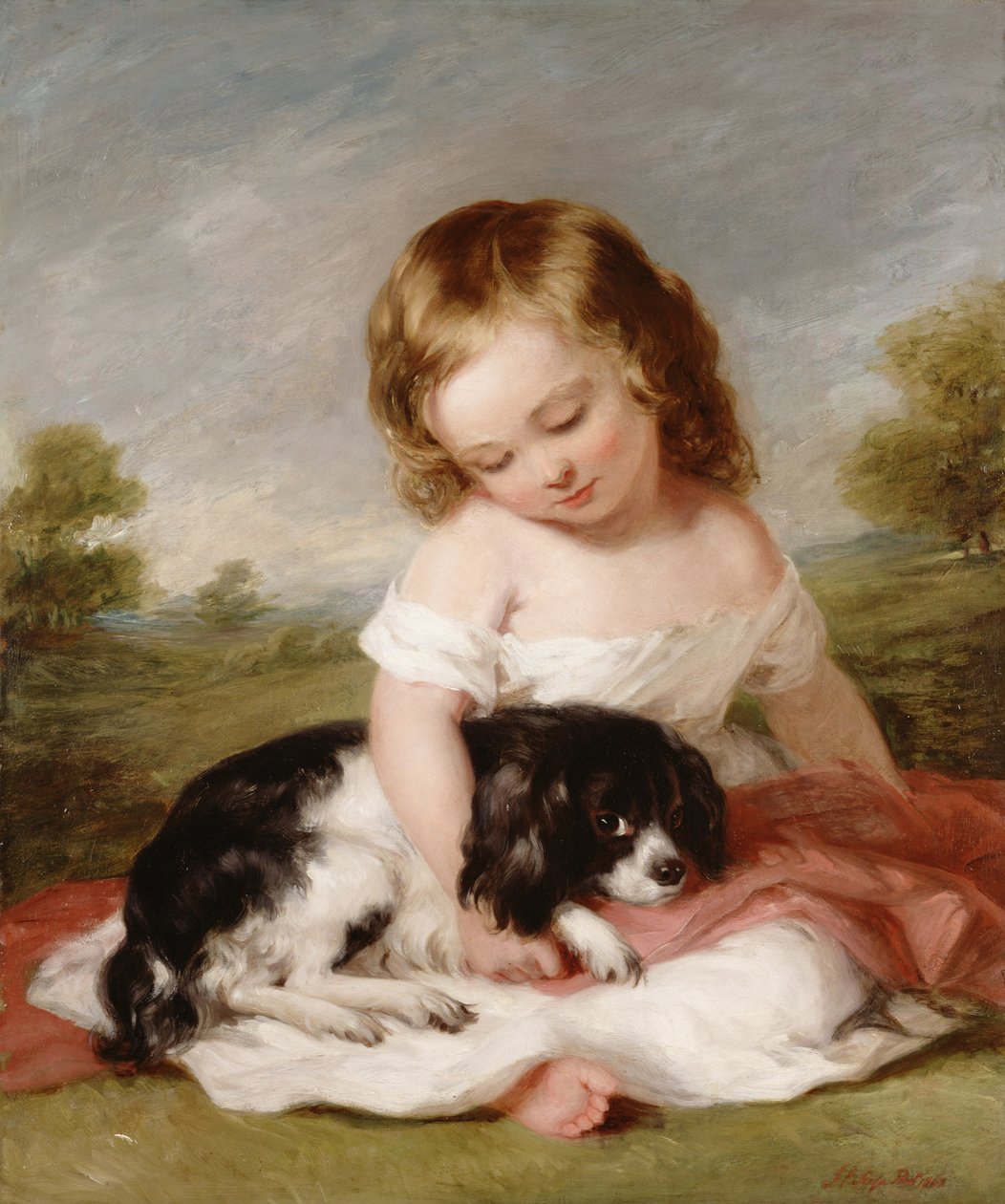 Porträt von Sir Henry M. Meysey-Thompson (1845-1929), 1. Baron Knaresborough als Junge, 1860 von Frederick Richard Say