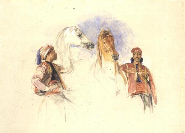 Skizzen von Reitern von Frederick S. Lewis