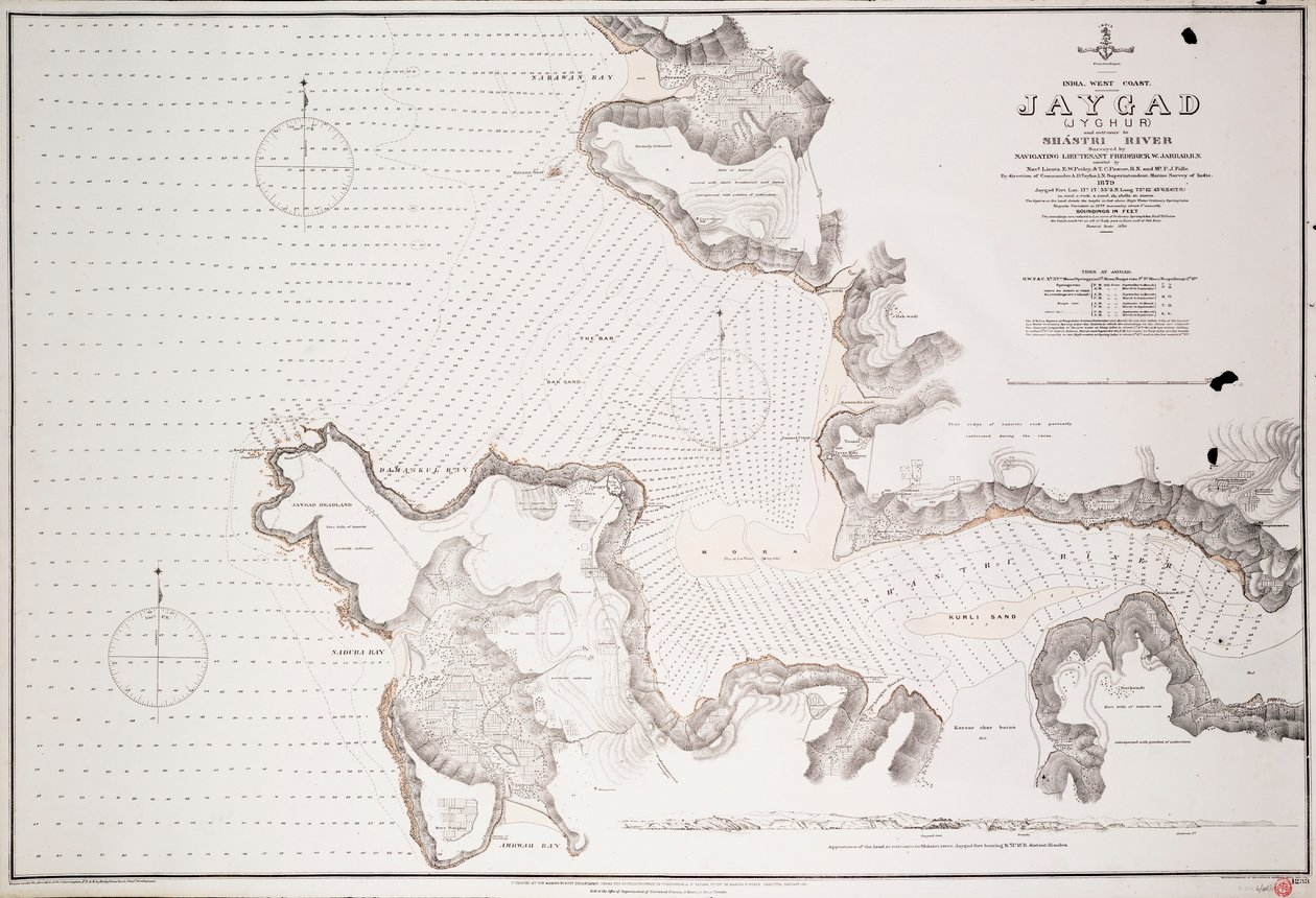 Jaygad (Jyghur) und Eingang zum Shatri-Fluss von Frederick W. Jarrad