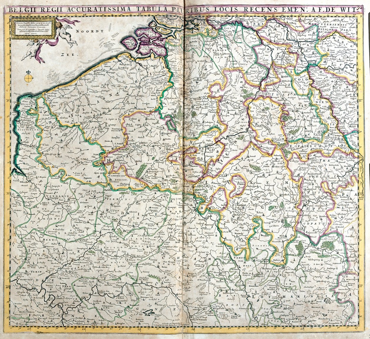 Belgien, Luxemburg, N von Frederick de Wit