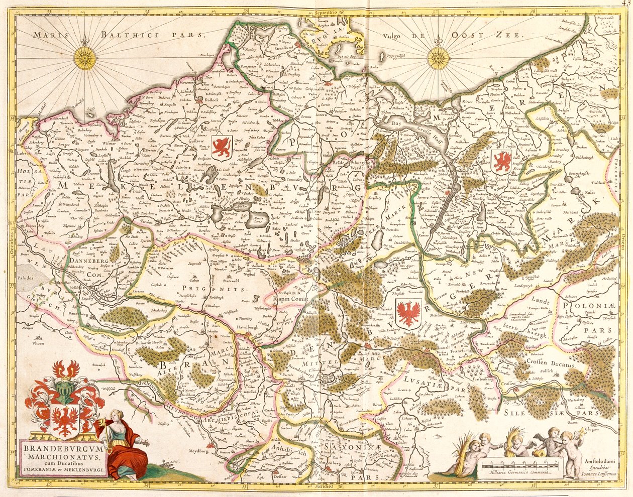 Mecklenburg-Vorpommern, Berlin, Brandenburg, Deutschland von Frederick de Wit