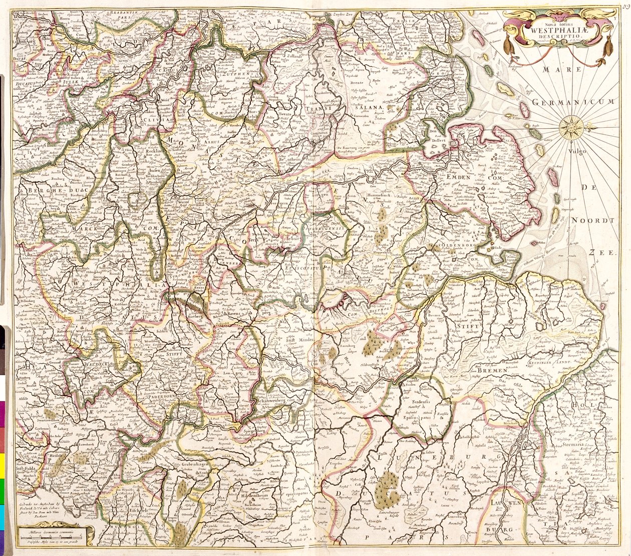 Schleswig-Holstein, Niedersachsen, Nordrhein-Westfalen, Deutschland von Frederick de Wit