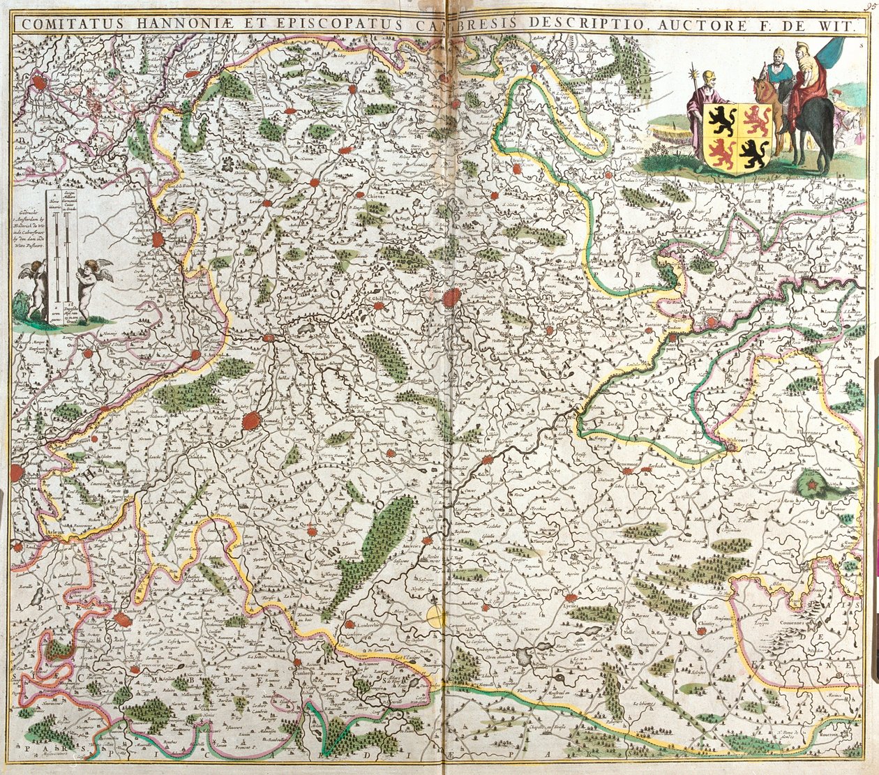 Wallonien, Nord-Pas-de-Calais, Belgien, Frankreich von Frederick de Wit