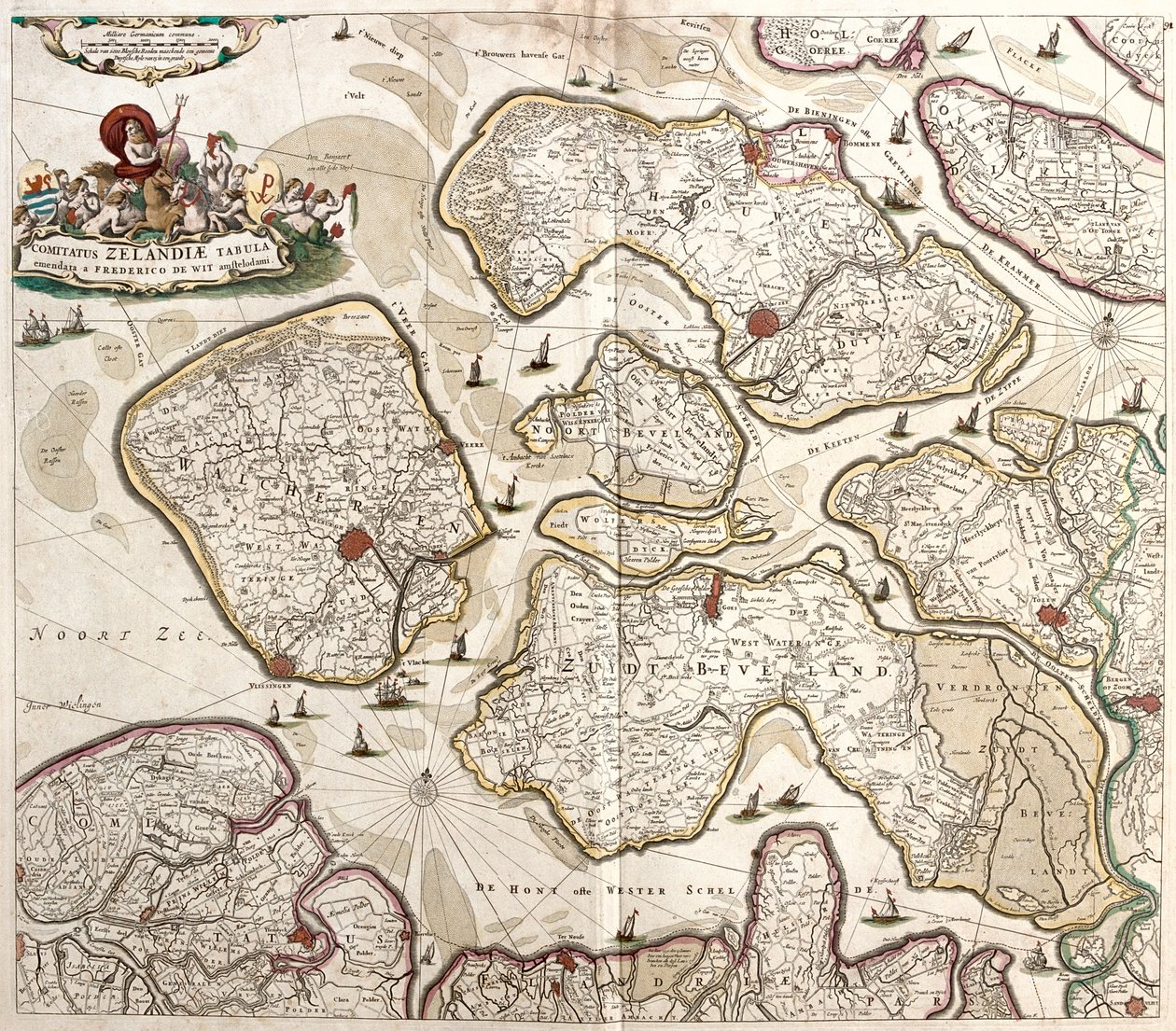 Zeeland, Niederlande von Frederick de Wit