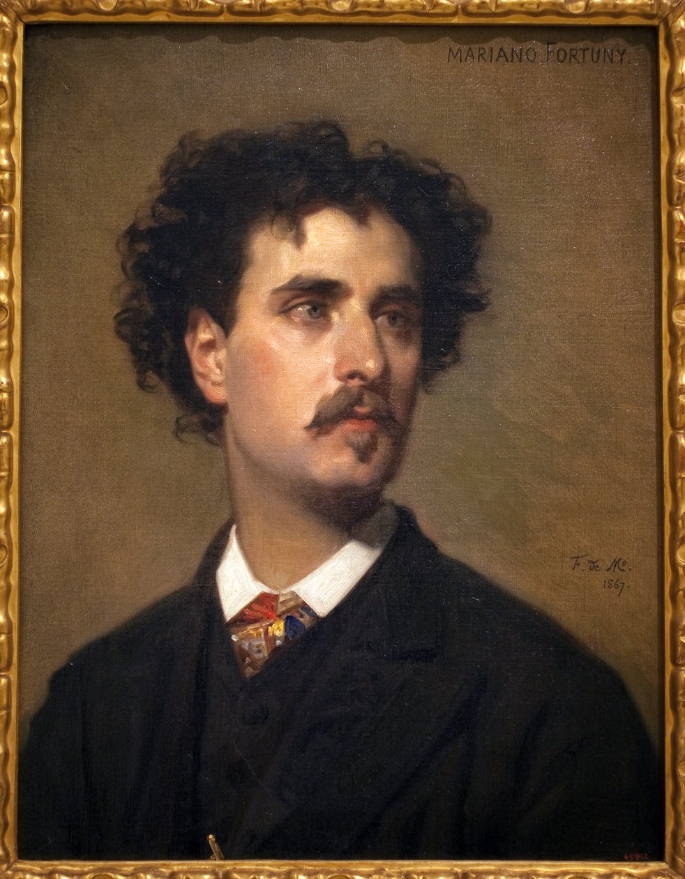 Porträt des Malers Mariano Fortuny y Marsal (1838-1874) von Frederico de Madrazo