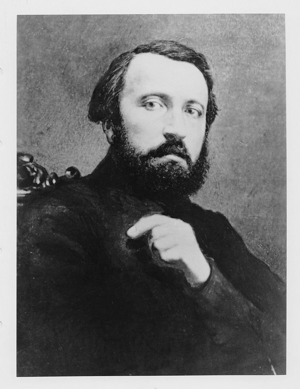 Porträt von Pierre Larousse von French Photographer