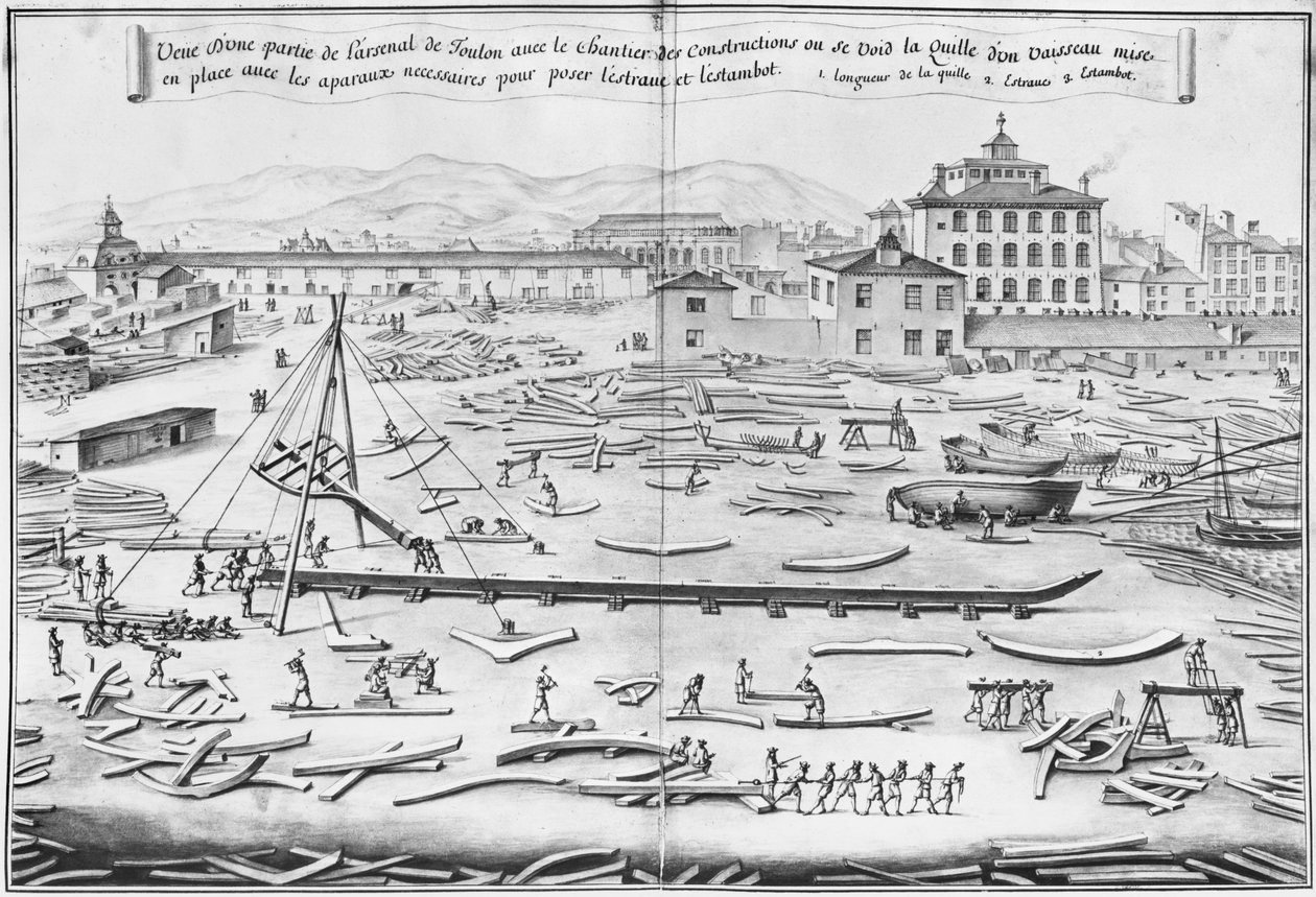 Arsenal von Toulon, Illustration aus dem 
