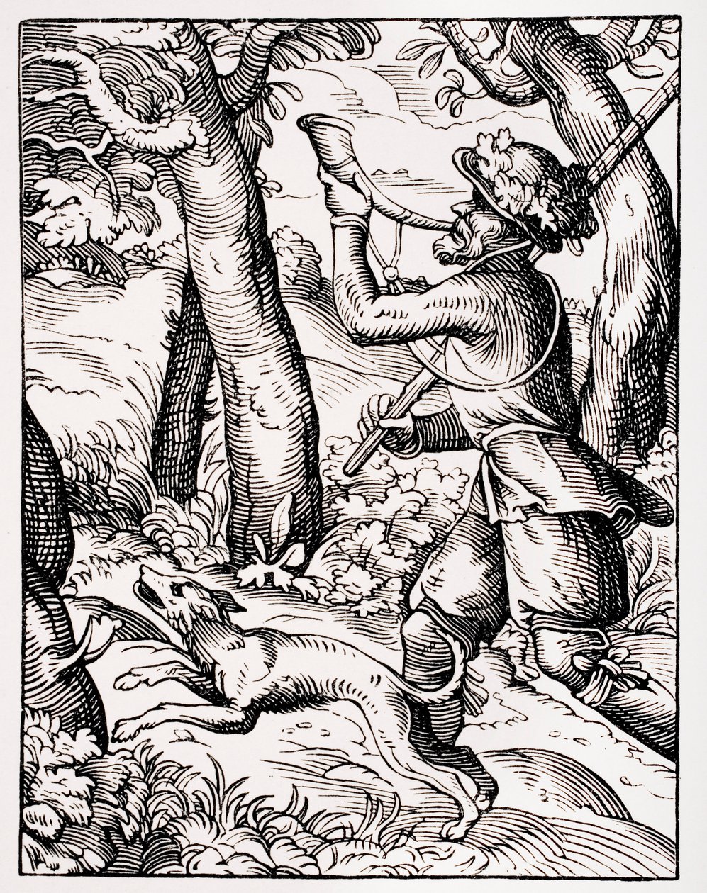 Deutscher Sportsmann, nach einem Stich von Jost Amman (1539-91) aus 