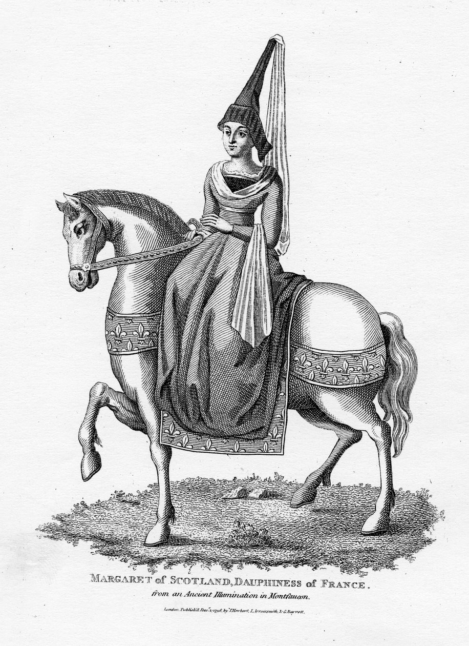 Margarete von Schottland, Dauphine von Frankreich, 1796 von French School