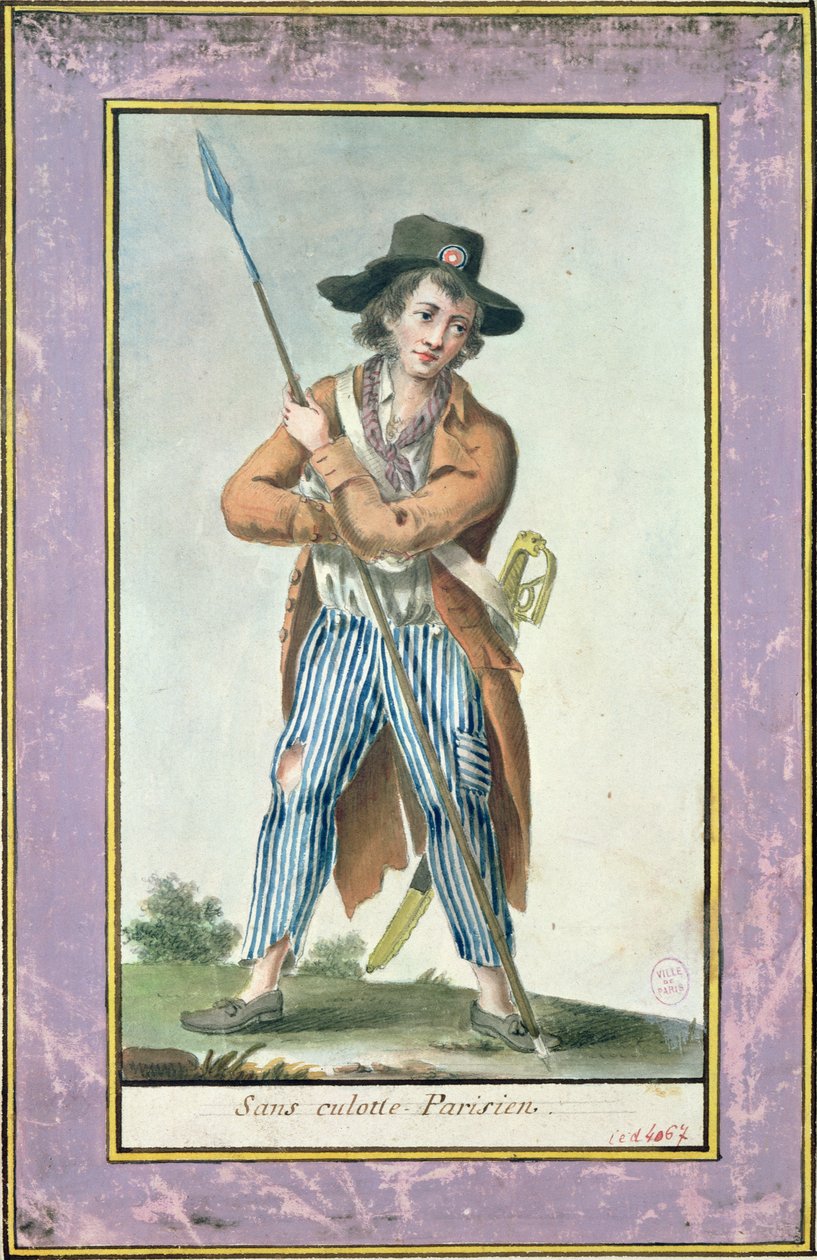 Pariser Sansculotte von French School