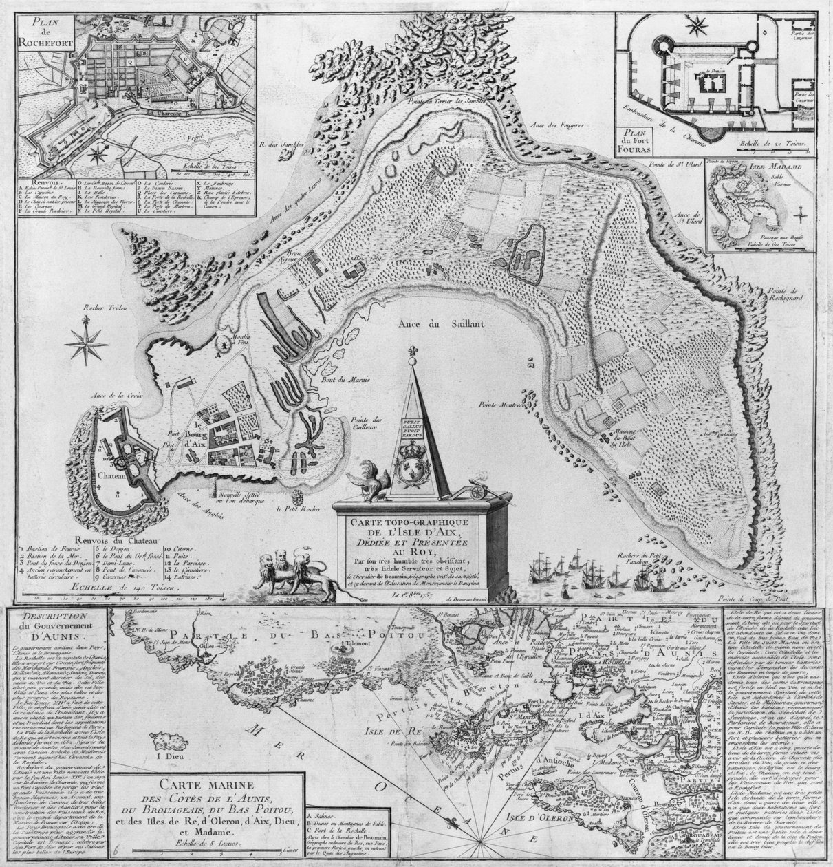 Plan der Île d