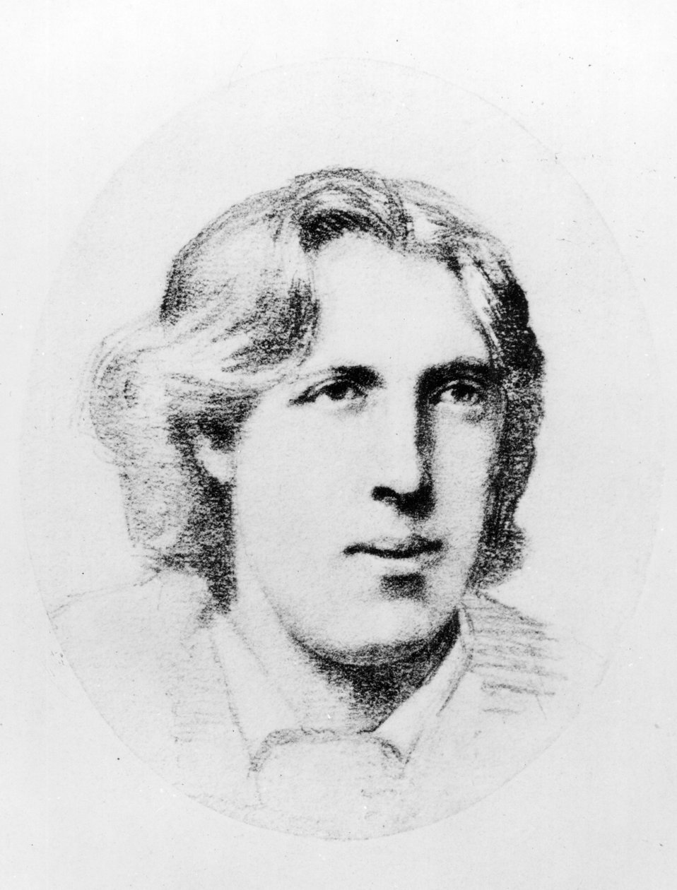 Porträt von Oscar Wilde von French School