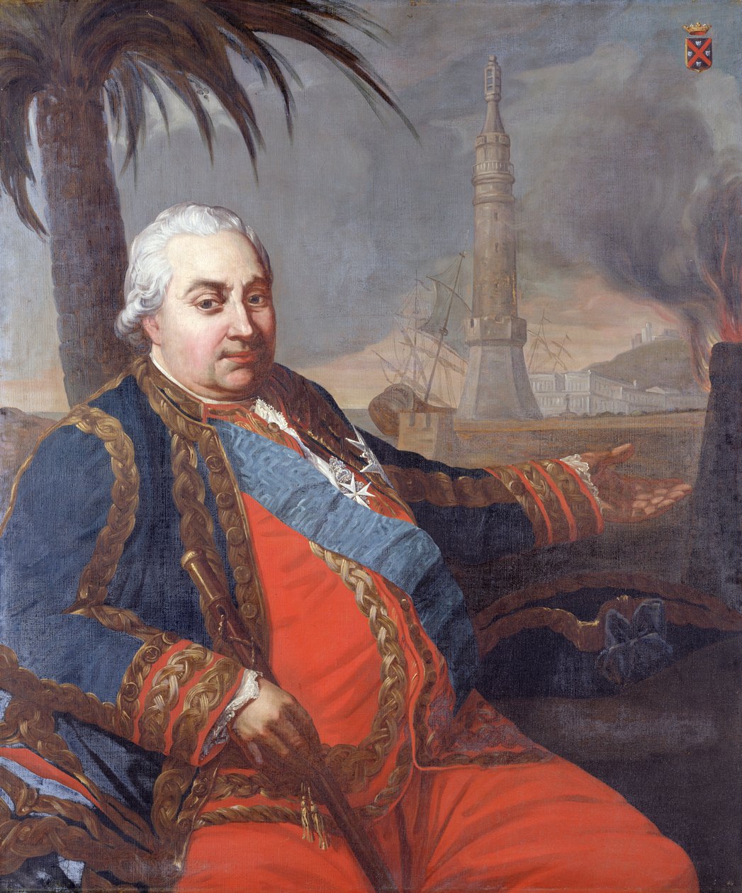 Porträt von Pierre André de Suffren von Saint-Tropez von French School