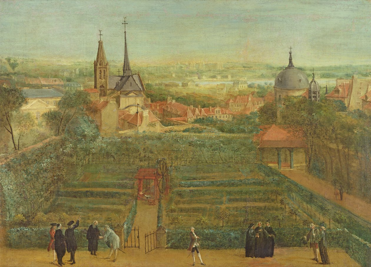 Die Gärten der Väter der christlichen Lehre und die Abtei von St. Victor von French School