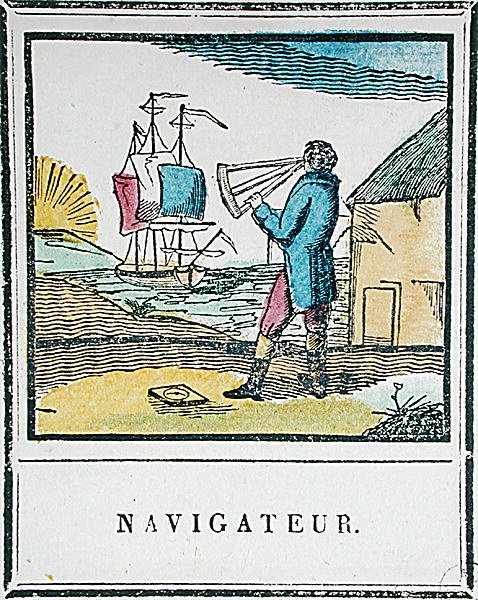 Der Navigator, Tafel 528 aus Les Petits Metiers von French School