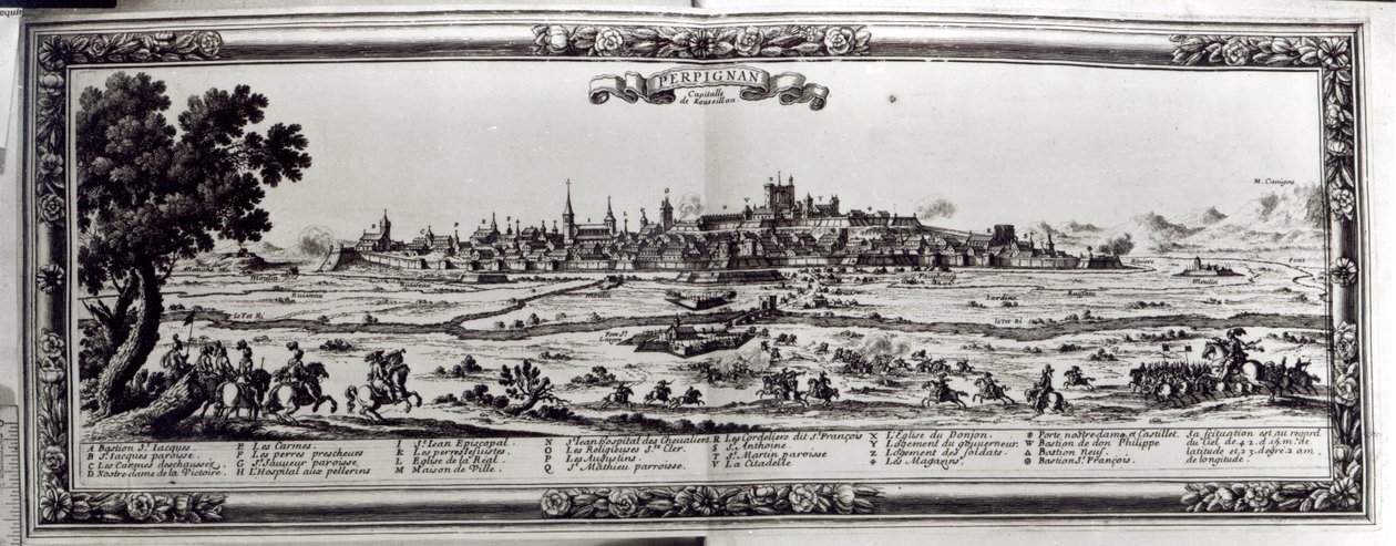 Ansicht von Perpignan, Südfrankreich, ca. 1645 von French School