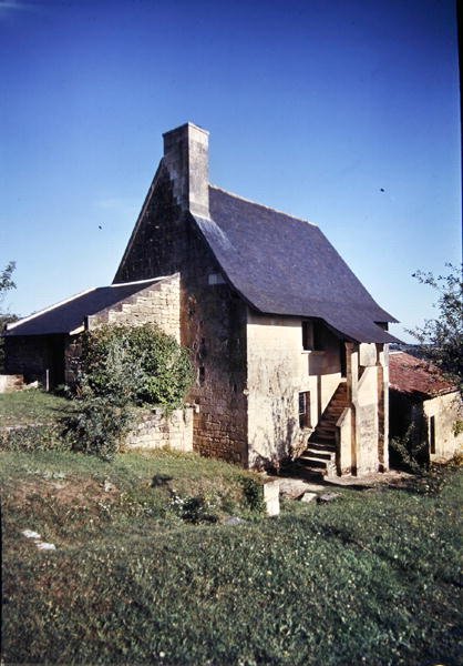 Ansicht des Hauses, das als Geburtsort von Francois Rabelais (um 1494-1553) gilt von French School