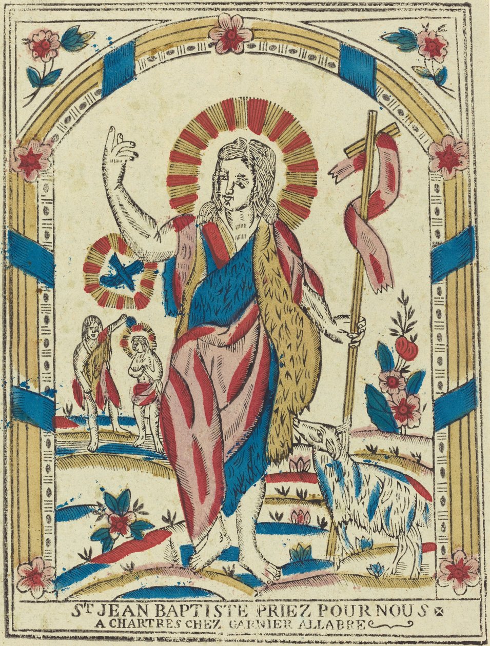 Heiliger Johannes der Täufer, bitte für uns von French 19th Century