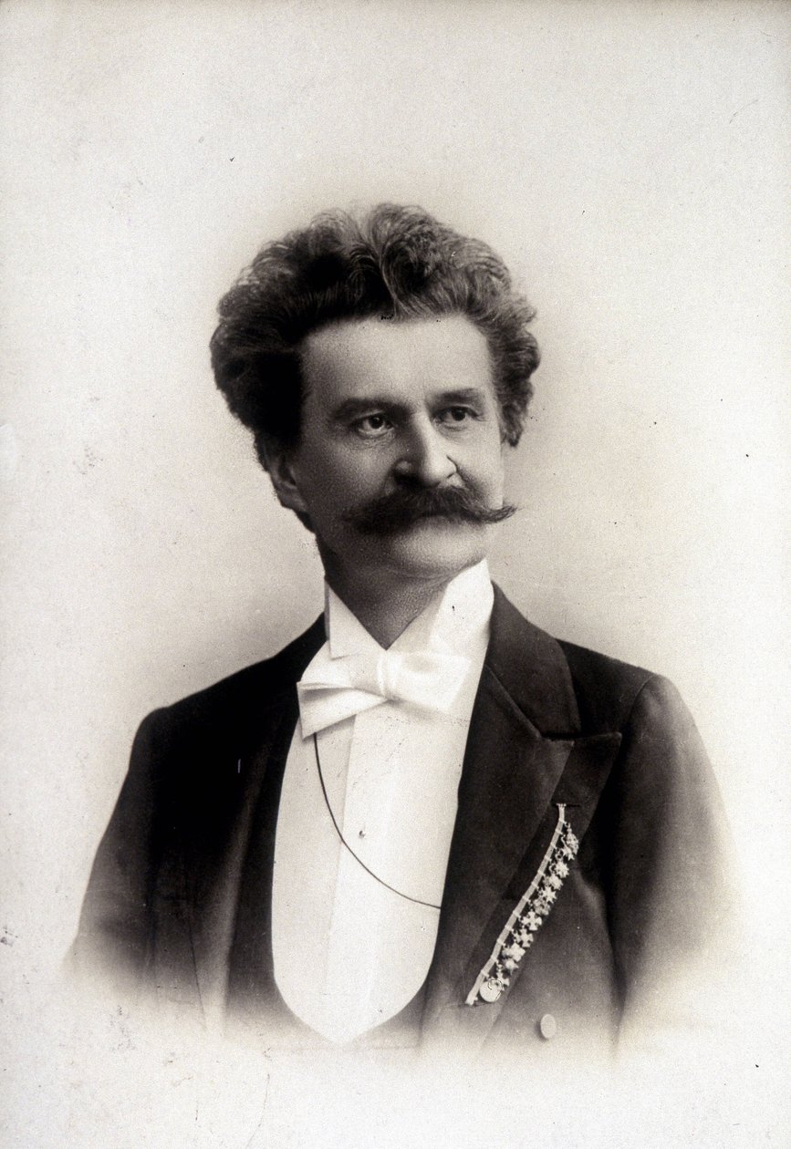 Johann II. Strauss Sohn (1825-1899), österreichischer Komponist von French Photographer