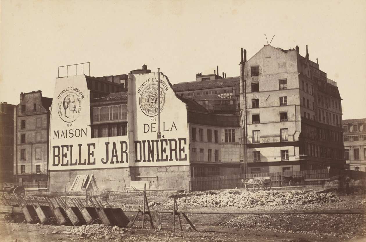 Maison de la Belle Jardinière, 1866 oder 1867 von French Photographer