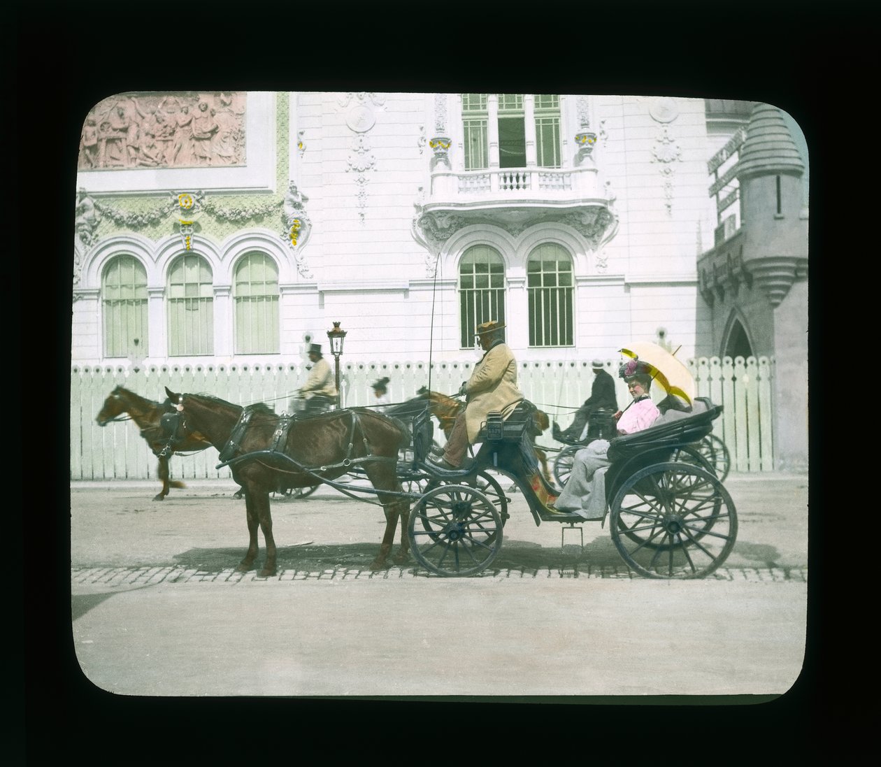 Pariser Ausstellung: Palast der dekorativen Künste, Paris, Frankreich, 1900 von French Photographer