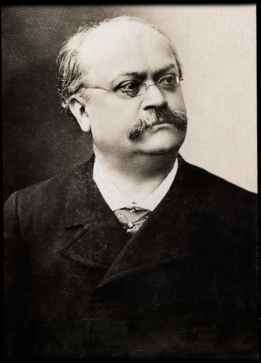 Porträt von Charles Lecocq (1832-1918), französischer Komponist von French Photographer