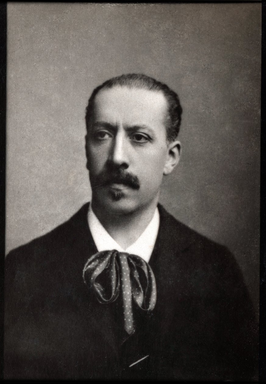 Porträt von Charles Marie Jean Albert Widor (1844-1937), französischer Organist, Komponist und Lehrer von French Photographer