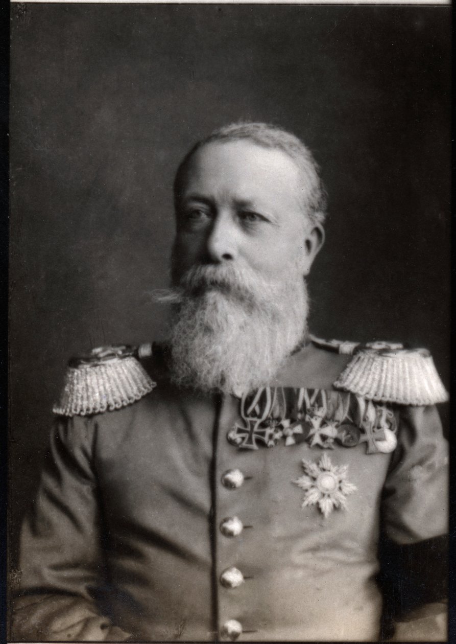 Porträt von Friedrich I. von Baden (1826-1907) von French Photographer