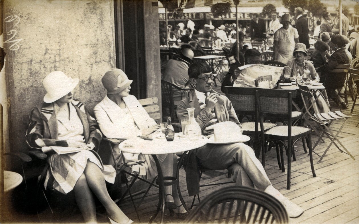 Das Paris der Künstler in der schönen Zeit: der Maler Tsuguharu-Leonard Foujita von French Photographer