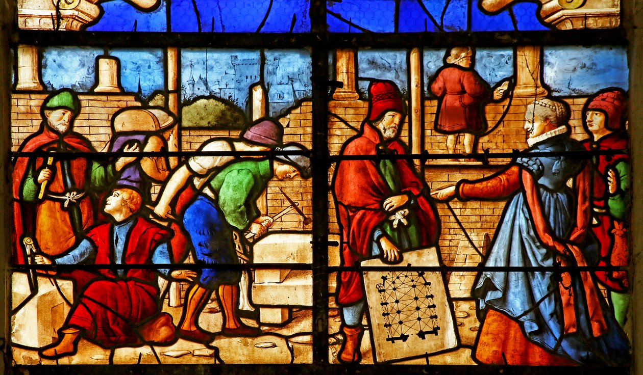 Eine Kirche zu Ehren von St. Julien du Sault (alias de Brioude) wird gebaut von French School